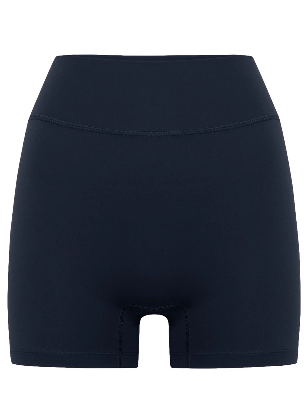 NWT CSB Fade Invisible Scrunch Shorts 4" XS in Deep Navy
